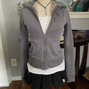 Abercrombie fur zip up